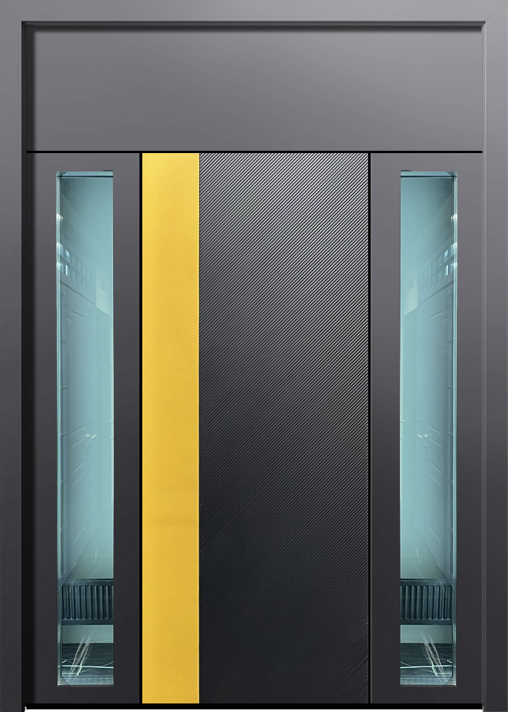 Эмаль с фрезеровкой Ral 9005 Combo 06 ДСФББ